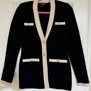 Express knit blazer jacket